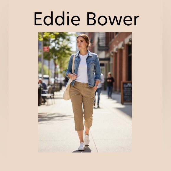 Eddie Bauer Pants - Eddie Bauer Women’s Khaki Capris Size 6